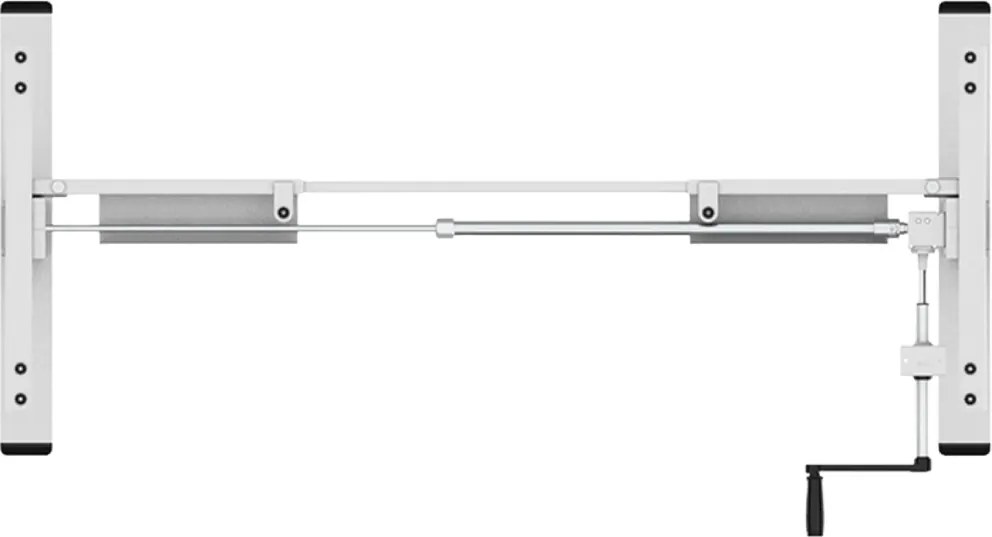 Liftor Entry, biely výškovo nastaviteľný polohovateľný stôl