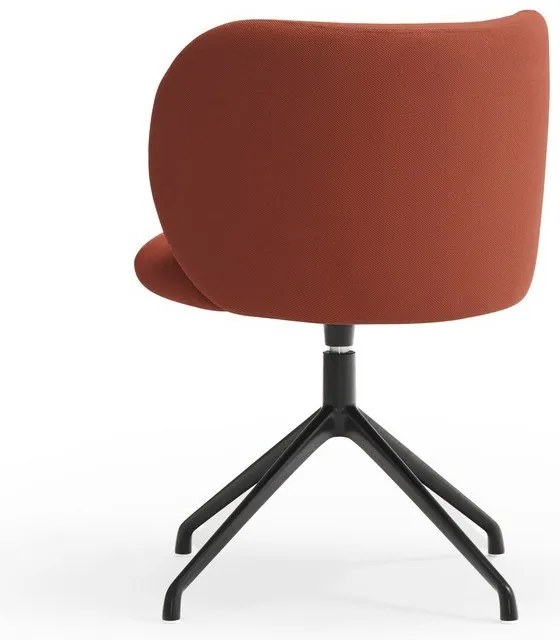 Čalúnené jedálenské kreslo v tehlovej farbe Mogi – Teulat