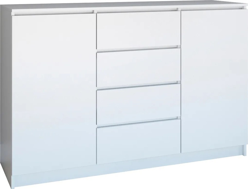 TP Living Komoda 2D4S Beree biela matná