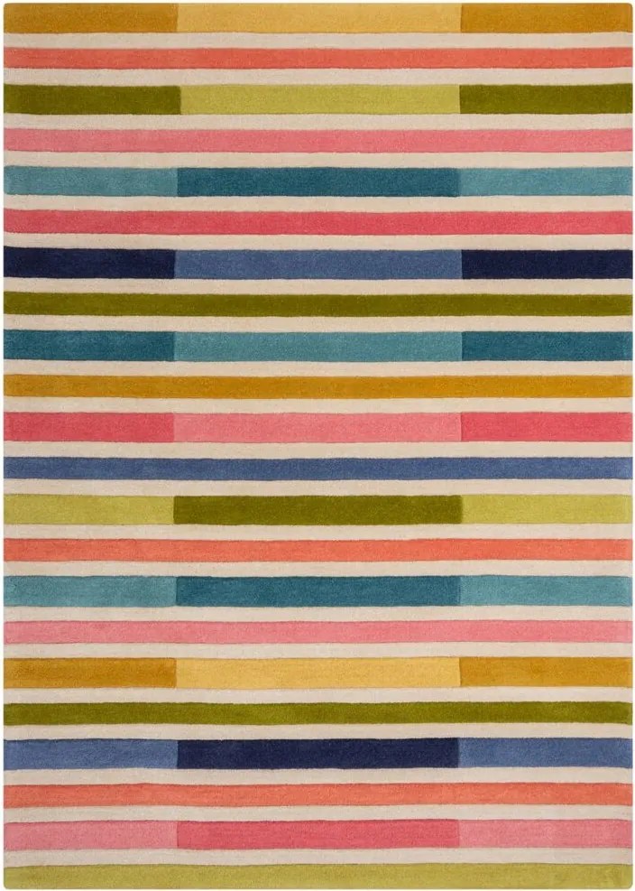 200x290 Ručne všívaný kusový koberec Illusion Piano Pink/Multi