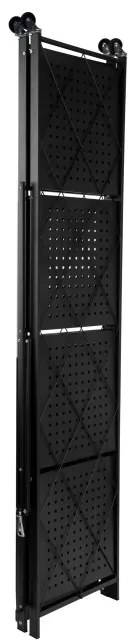 Pojazdný regál GESTEL 5 políc čierny