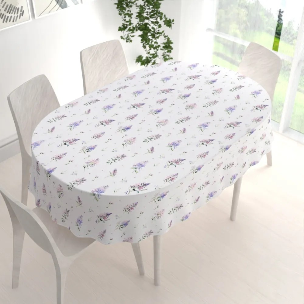 Biante Teflónový oválny obrus TF-105 Orgovány na bielom 50x100 cm