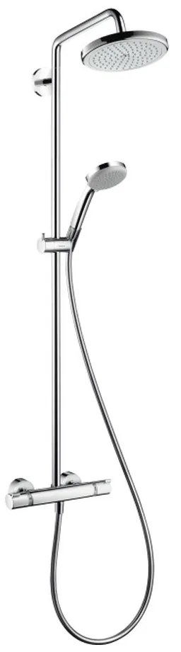 Hansgrohe Croma, Showerpipe 220 1jet s termostatom, chrómová, HAN-27185000