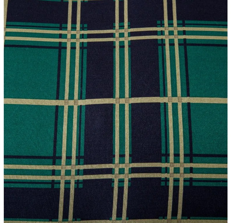 Flanelové obliečky KOSTKA zelené Rozmer obliečky: 2 ks 70 x 90 cm | 200 x 220 cm