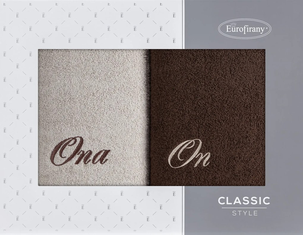 FROTÉ UTERÁK ONA ON SADA 2 KS 70X140 CM VIACFAREBNÁ