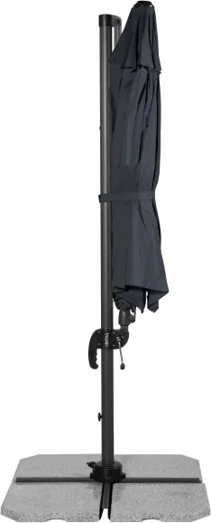 Derby RAVENNA 330 cm – veľký záhradný výkyvný slnečník s bočnou tyčou - 2. akosť (S300)