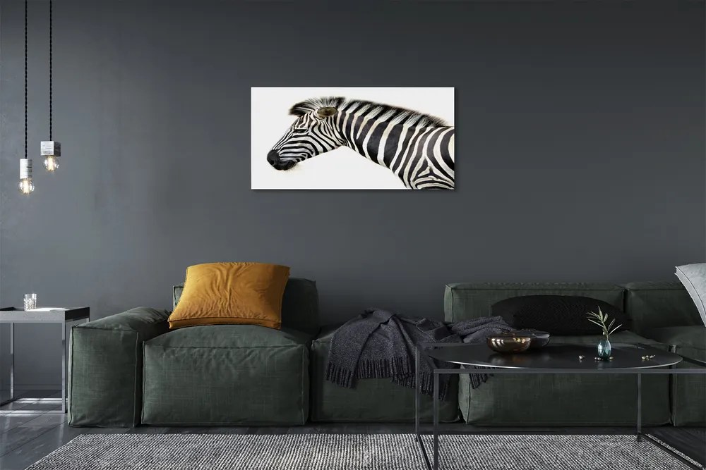 Obraz na plátne zebra 140x70 cm