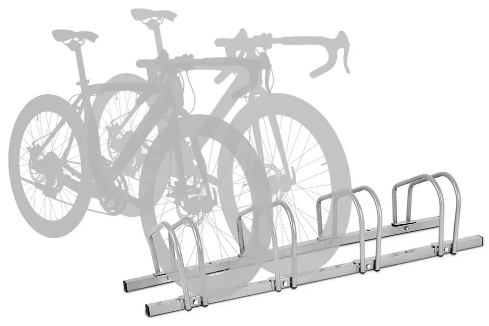 Stojan na bicykle so 4 miestami