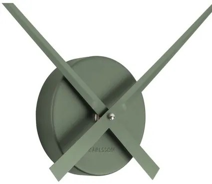 Karlsson 4348DG dizajnové nástenné hodiny zelená, pr. 48 cm