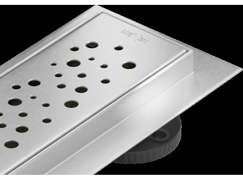 Mexen Flat M12 odtokový žľab 100 cm, chrómová - 1021100-15