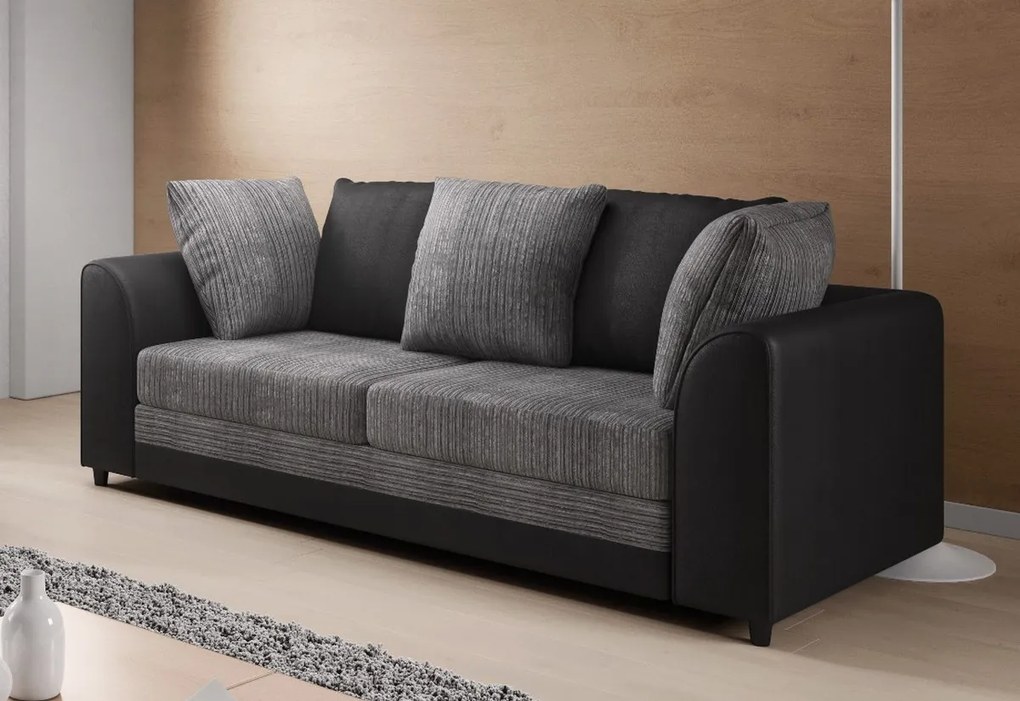 Pohovka CLOE 3, JumboGrey+ViperBlack