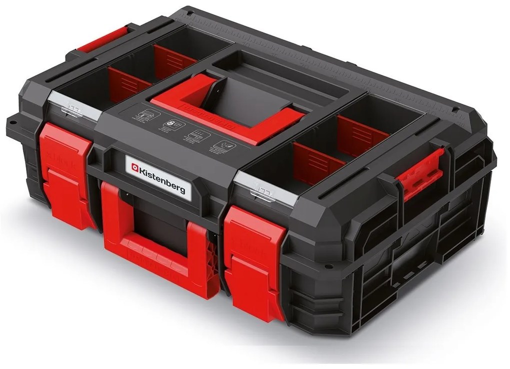 Kistenberg Kufor na náradie X BLOCK LOG čierny 546x380x194