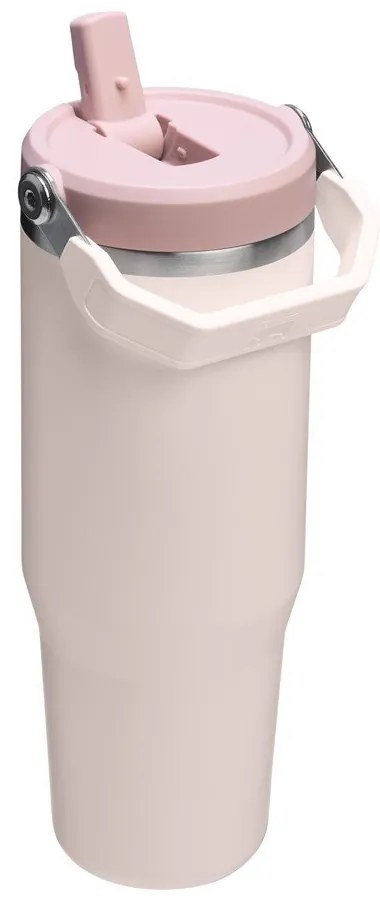 Svetloružová termoska 890 ml IceFlow Flip Straw 2.0 – Stanley