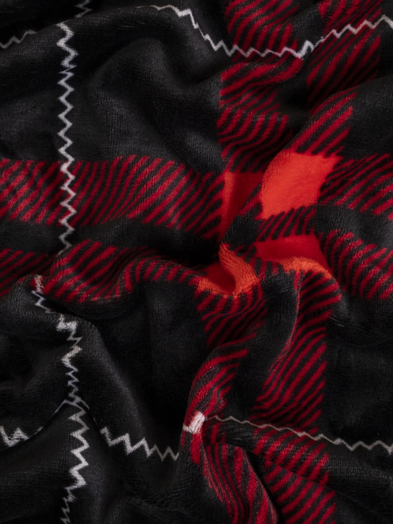 Obliečka na vankúš mikroplyš Exclusive 50 × 70 cm - Scot červené