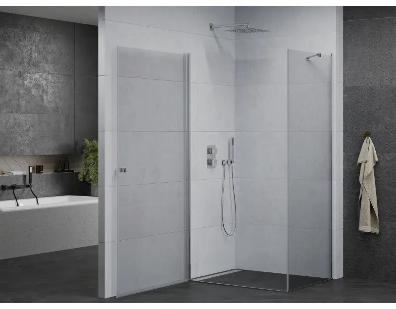 Mexen Pretoria sprchovací kút 75x120cm, 6mm sklo, chrómový profil-číre sklo, 852-075-120-01-00
