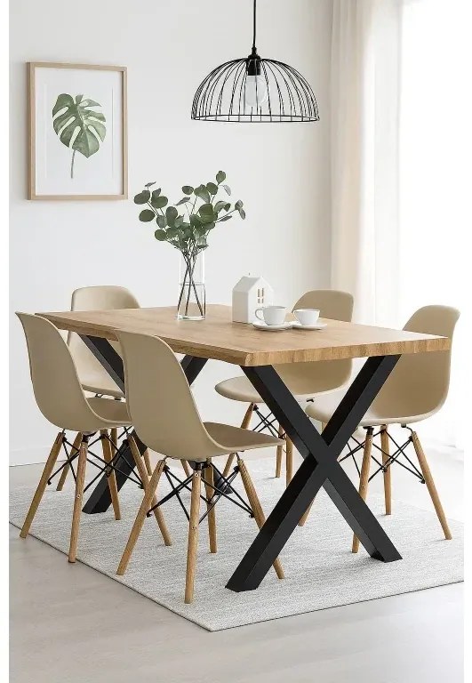 Jedálenský stôl ROBUL 200 natural