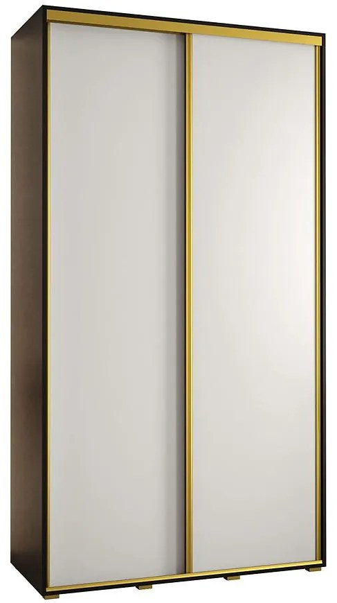 Skriňa 45 Canaris 1 140 čierna/biela/gold