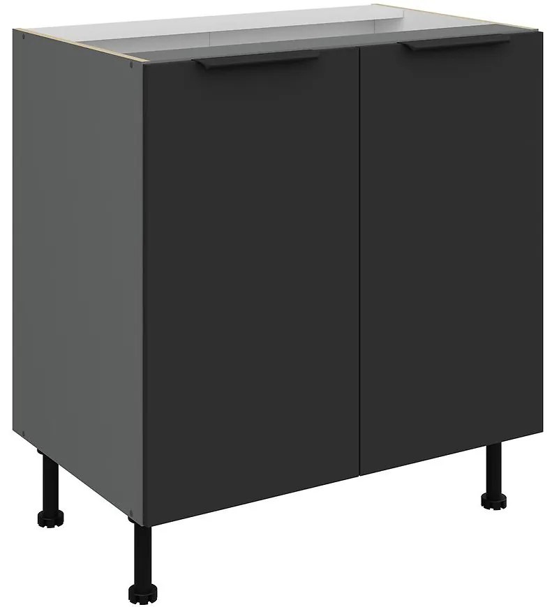 Kuchynská skrinka Aria-Bl/Ant Anti Fingerprint 80d 2f Bb