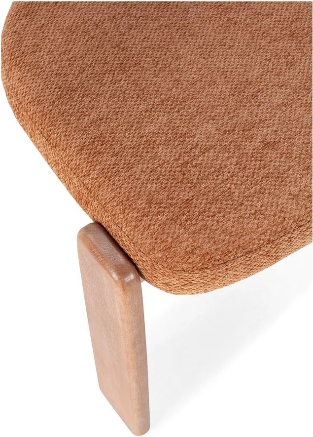 Čalúnené jedálenské stoličky v súprave 2 ks v tehlovej farbe Nadia – MOME