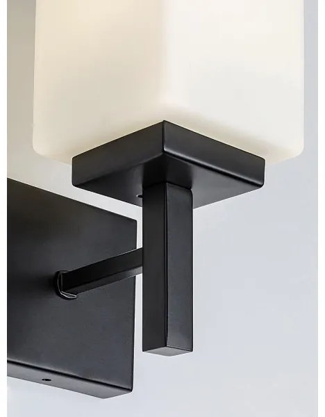 Rabalux 71061 - Kúpeľňové nástenné svietidlo ZENKAI 1xE14/10W/230V IP44 čierna