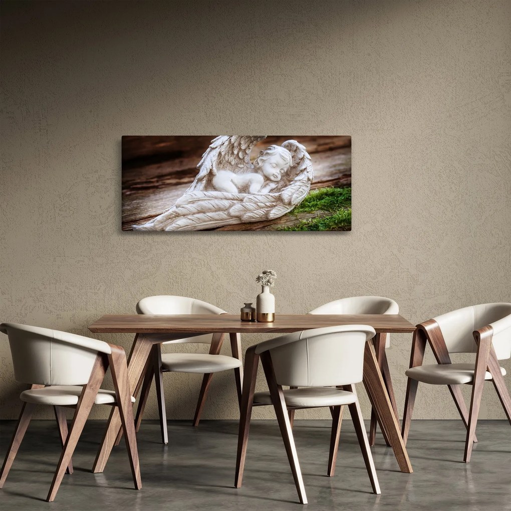 Obraz - Spiaci anjelik (120x50 cm)