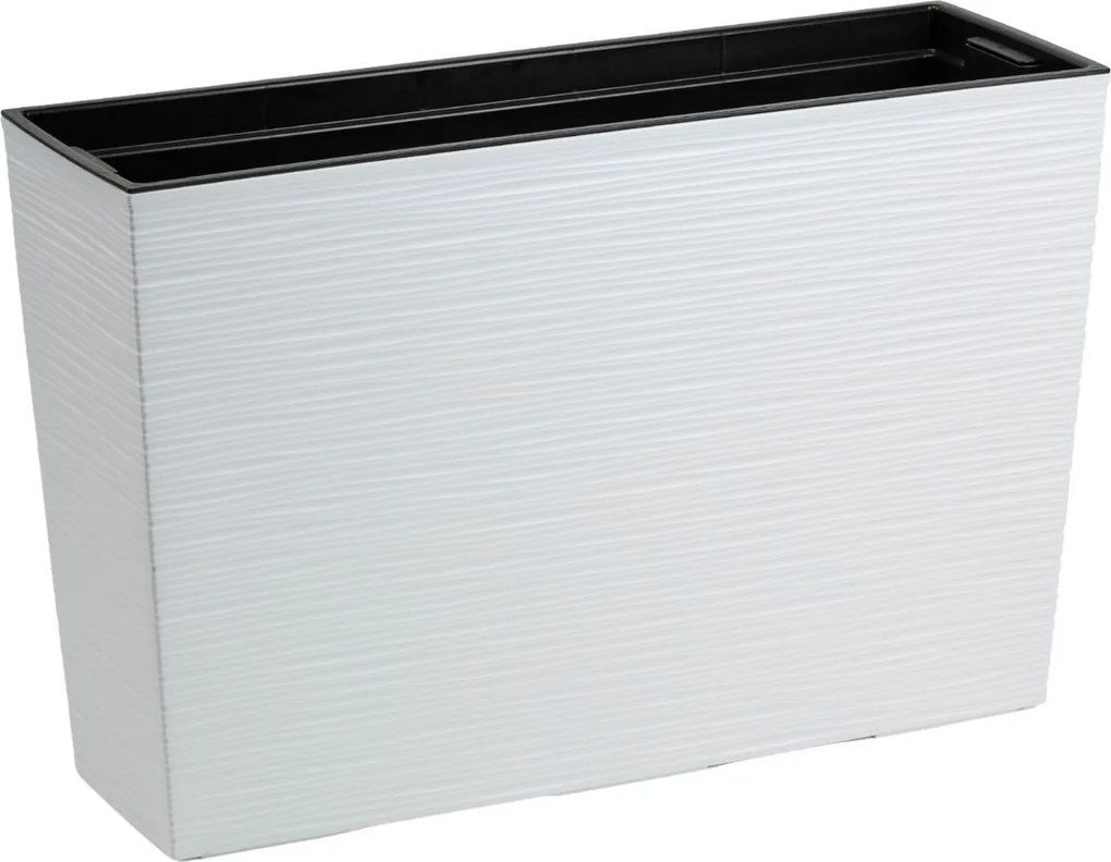 Plastový kvetináč Bloom Riflo 36,2x56,1 cm biely