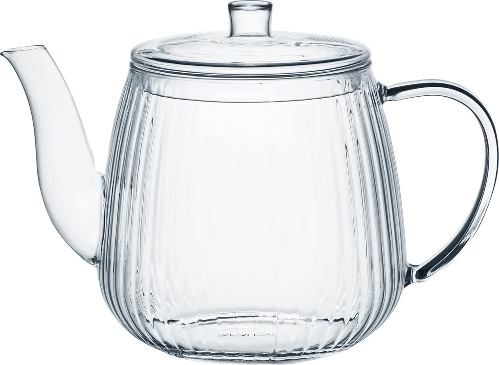 Džbán s drážkovaným dizajnom Curly – žiaruvzdorné sklo 1,2 l