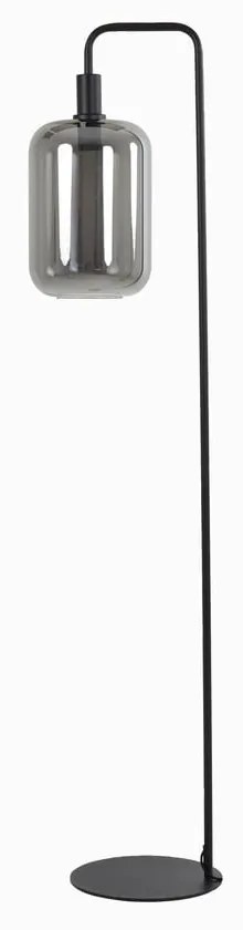 Čierna stojacia lampa (výška 155 cm) Lekar - Light & Living