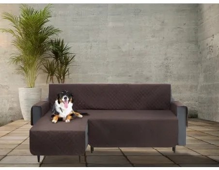 Poťah na rohovú sedačku ľavý PARIS hnedý, 200 cm