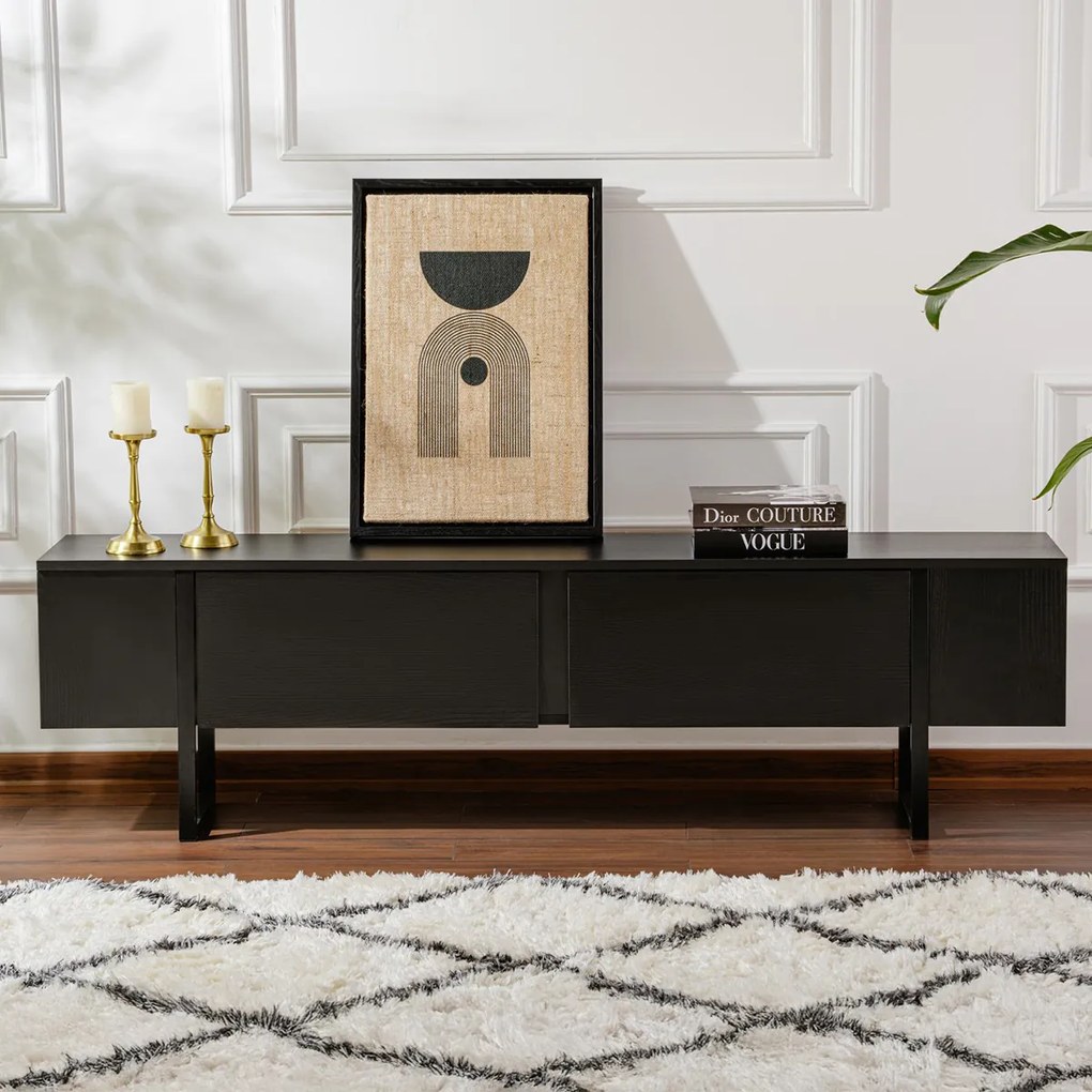 TV stolík Serenity Wood Black