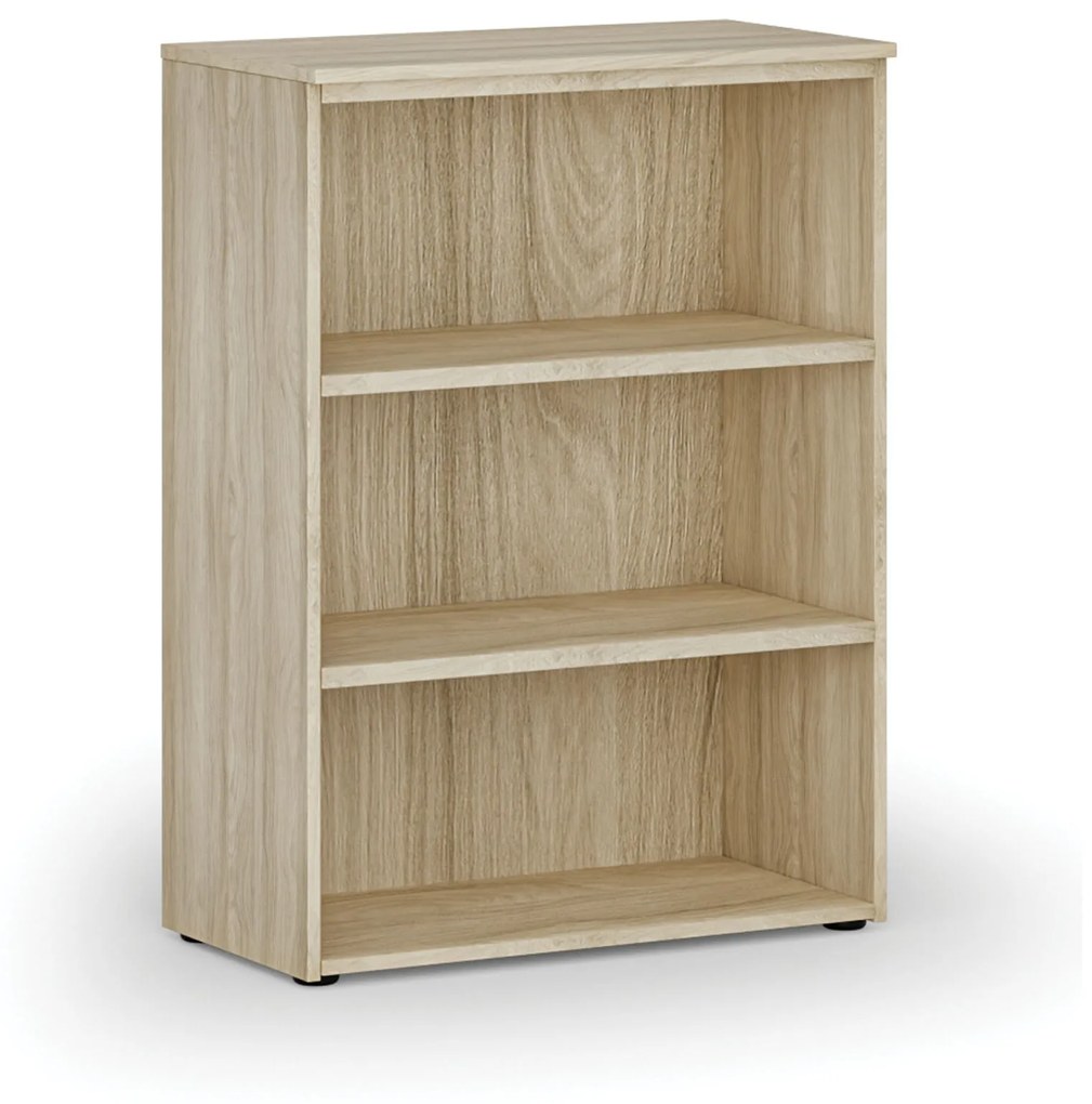 Kancelársky regál PRIMO WOOD, 1087 x 800 x 420 mm, dub prírodný
