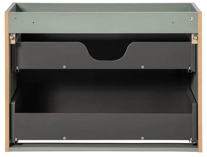 Závesná umývadlová skrinka Nova White 82-60-2S biela