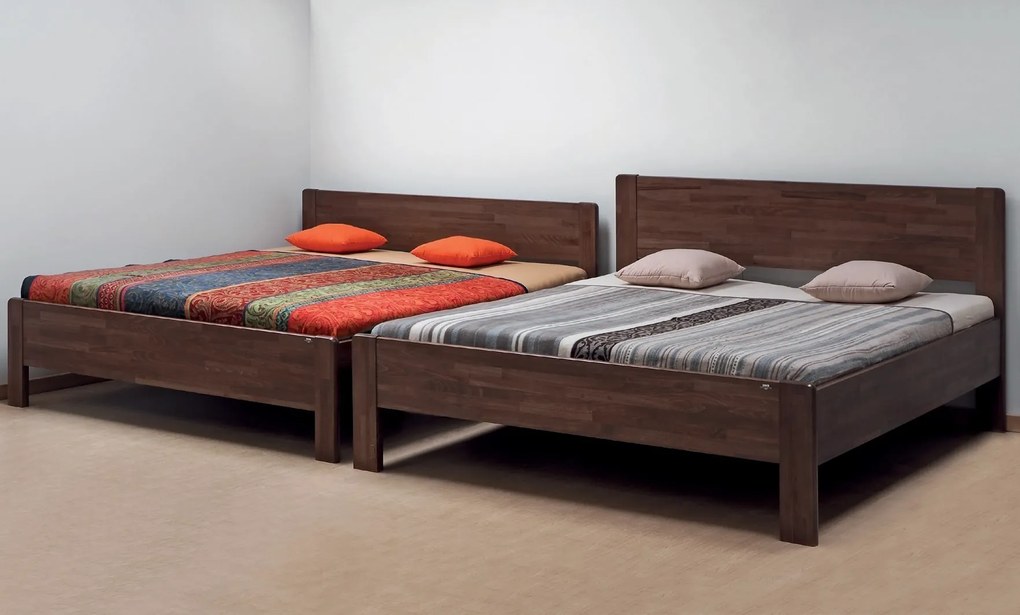 BMB SOFI - masívna dubová posteľ 160 x 200 cm, dub masív