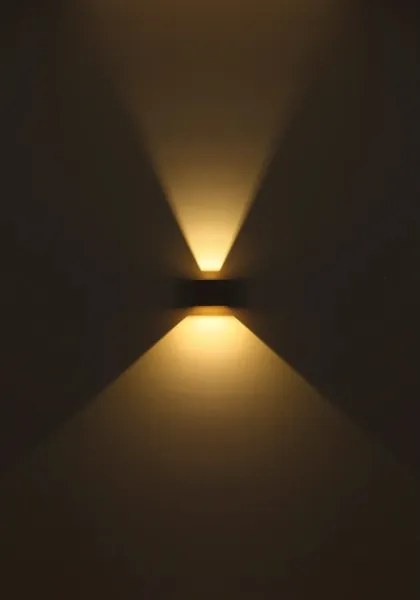 Globo 34168S - LED vonkajšie nástenné svietidlo so senzorom VERONIKA 2xLED/3W/230V IP54