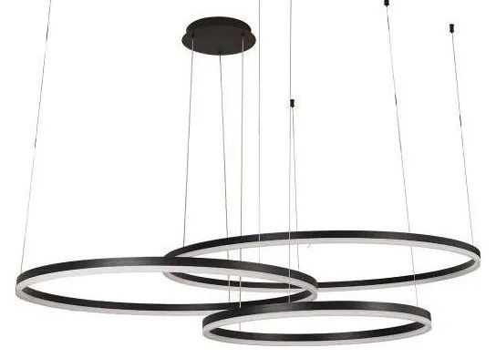 LED Stmievateľný luster na lanku LED/170W/230V 3000-6500K + diaľkové ovládanie