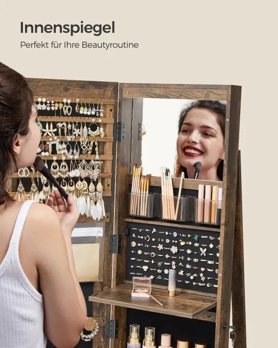 Šperkovnica so zrkadlom JJC007X01