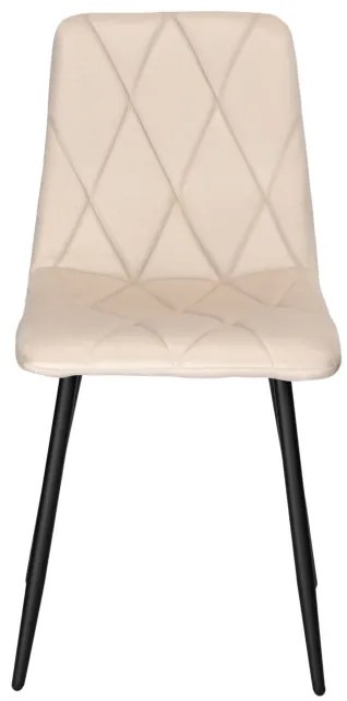 Jedálenská stolička MADISON zamatová, béžová