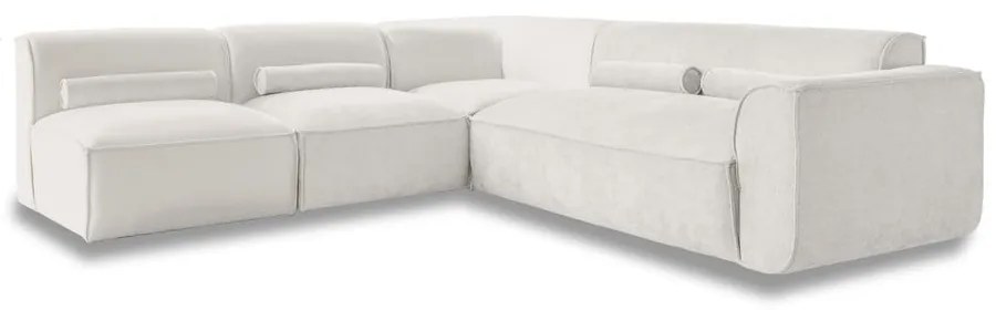 Krémovobiela rohová pohovka (ľavý roh) Flex Felix – Miuform