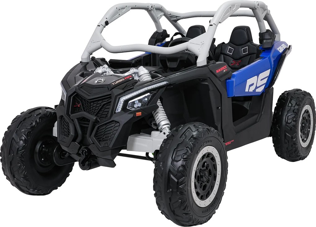 Ramiz Elektrická bugina Maverick Turbo RR pre deti modro-sivá + kolesá