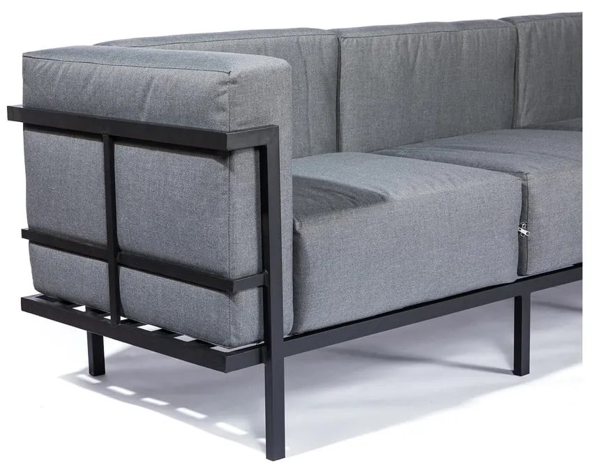 Grafitovosivá trojmiestna záhradná pohovka Bonami Selection Bellisima