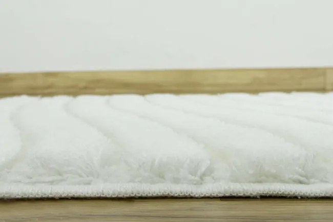 Kúpelňový koberček Premium 15 biely