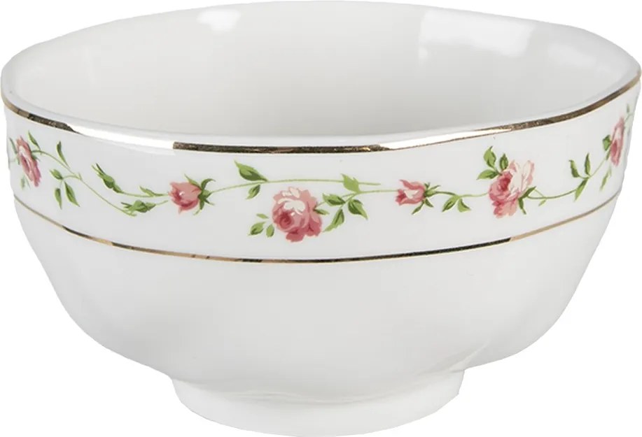 Porcelánová miska na polievku s ružičkami Cutty Rose - ∅ 11*6 cm / 300 ml