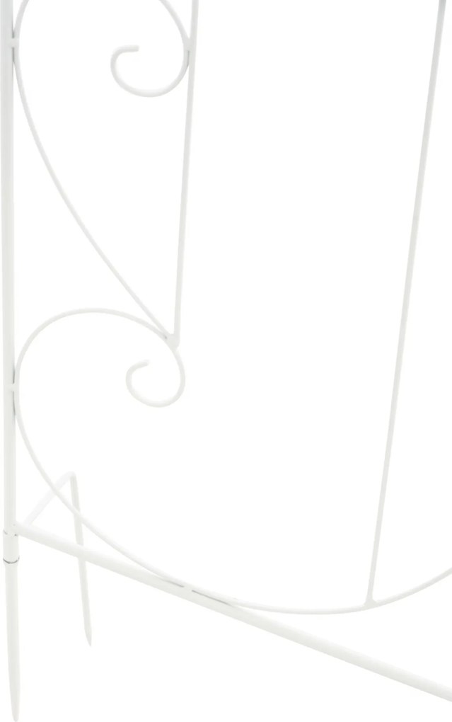 Mriežka na popínavé rastliny Mandevilla - 133 x 99 cm - Biela