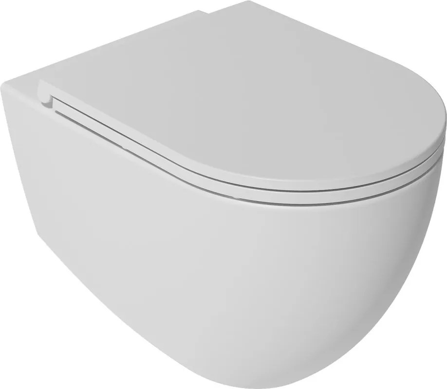 Isvea Isvea, INFINITY WC sedátko SLIM, Soft Close, Easy Take, biela matná, 40KF0201I