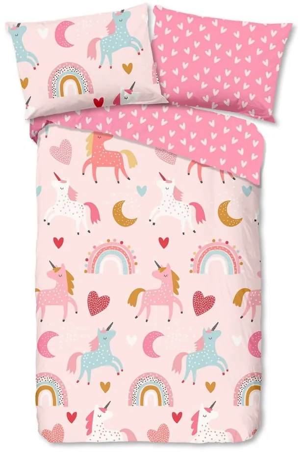 Flanelové detské obliečky na jednolôžko 140x200 cm – Good Morning