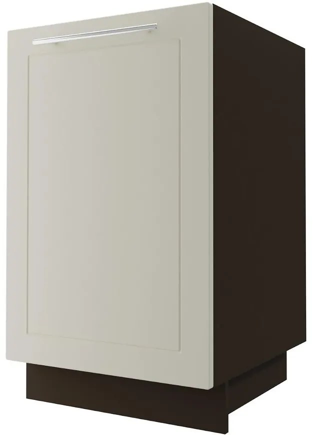 Kuchynská skrinka D1D/50 Quantum vanilla mat/lava