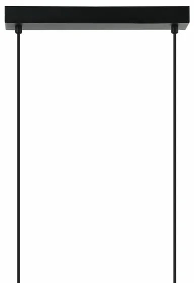 Luster na lanku MADDIE 5xE14/5W/230V čierny