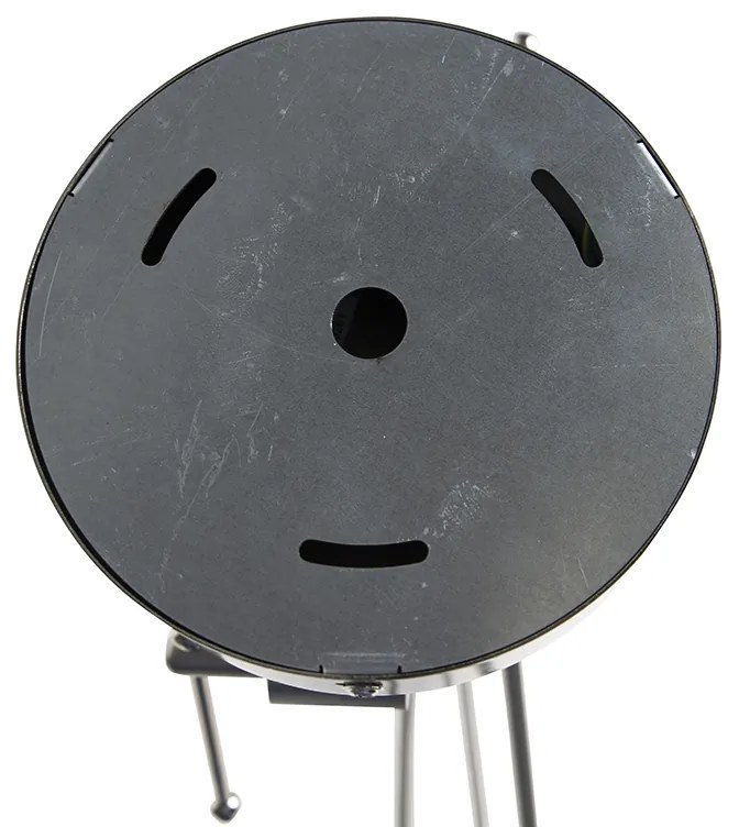 Osvetlenie na závesenie z ocele s tienidlami z ľanového plátna v odtieni taupe 35 cm 2-žiarovkové - Blitz