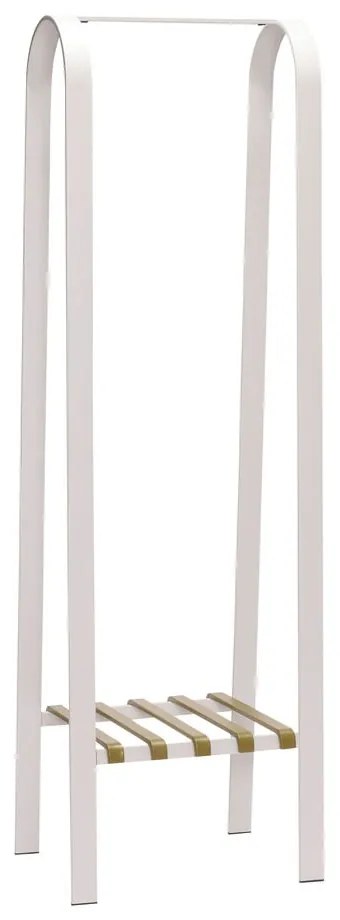 Biely kovový stojan na oblečenie Sempre – Hübsch