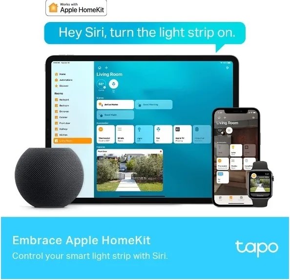 LED RGBW Stmievateľný pás 5 m LED/24W/230V Wi-Fi